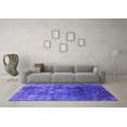 thumbnail image 3 of Ahgly Company Indoor Rectangle Persian Purple Bohemian Area Rugs, 5' x 8', 3 of 4
