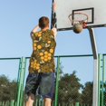 thumbnail image 5 of Sikiie Bees and Honeycombs Basketball Jersey Reversible Men's Mesh Athletic Sports Shirts Training Practice S-4XL3X-Large, 5 of 6