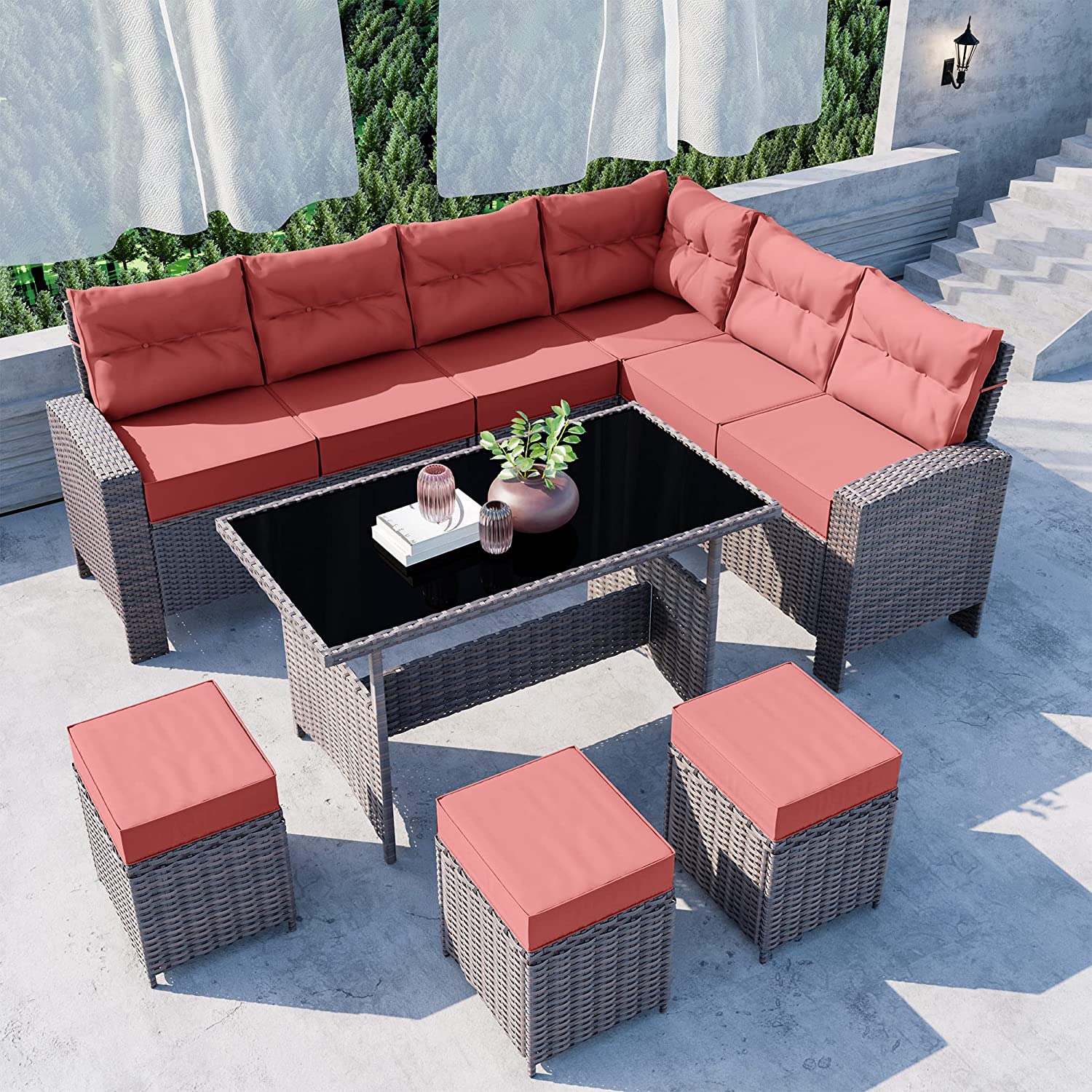 Better Homes & Gardens Willow Sage AllWeather Wicker Outdoor Cuddle