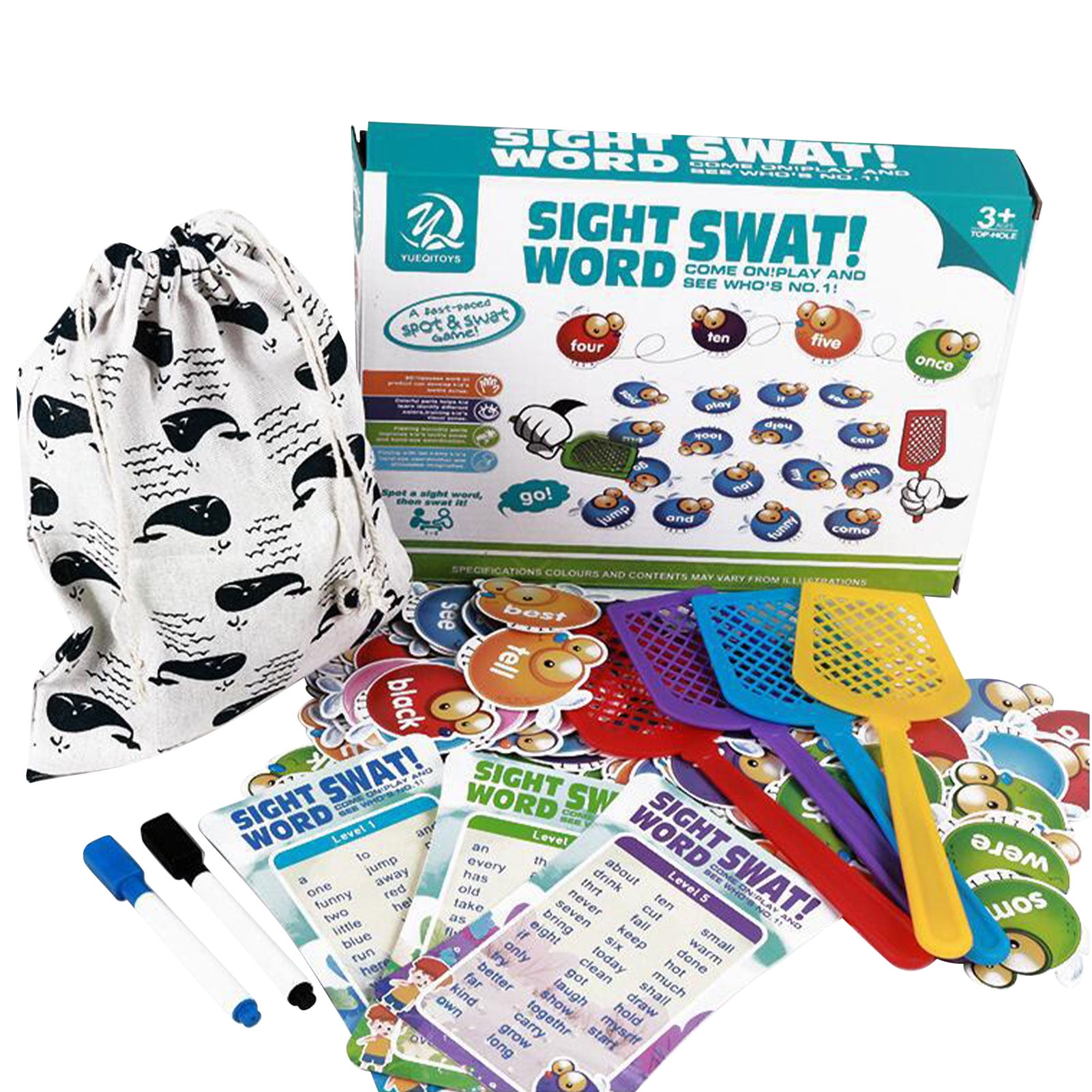 Swatting Sight Word Game Educational Sight Word Game Toy for Kids ...