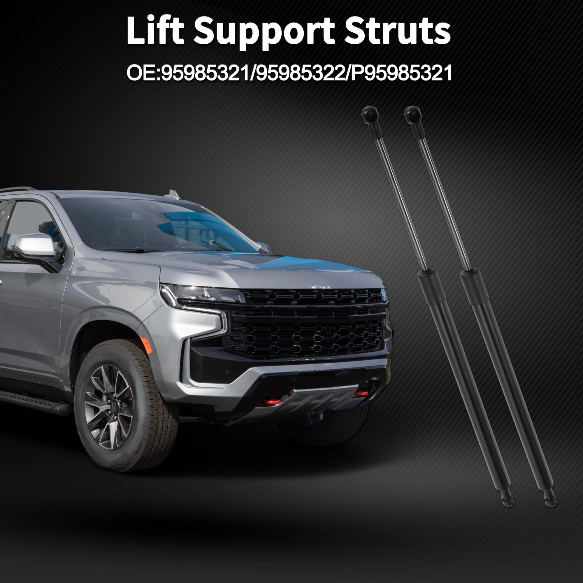 Unique Bargains 2Pcs Tailgate Lift Supports Struts for Chevrolet Orlando MPV 2011-2021