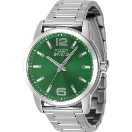 Invicta 48494 Men's Celestial Green Dial Silver Bracelet Watch