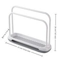 thumbnail image 3 of 2 In 1 Kitchen Sponge Holder, Ongmies Quick-Drying Towel Rack, Kitchen Rag, Sponge & Soap Storage Rack – Dishcloth Drain Towel Shelf Tool for Diy Kitchen Organization, 3 of 3