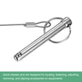 thumbnail image 4 of Uxcell 2-Pack Quick Release Pins, 1/4"(6mm) Diameter, 1.06"(27mm) Usage Length Bimini Top Pin W/Lanyard & Screws, 1.57"(40mm) Long Hardware Pins, 4 of 6