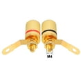 thumbnail image 2 of 10Pcs Video Speaker Terminal Connectors Binding Post 4mm Banana Jack Outlet, 2 of 5