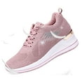 thumbnail image 3 of HBFAGFB Espadrilles pour Femmes Chaussures d'Entraînement Compensées Loisirs Respirantes Chaussures de Course Extérieures Roses Taille 39, 3 of 4