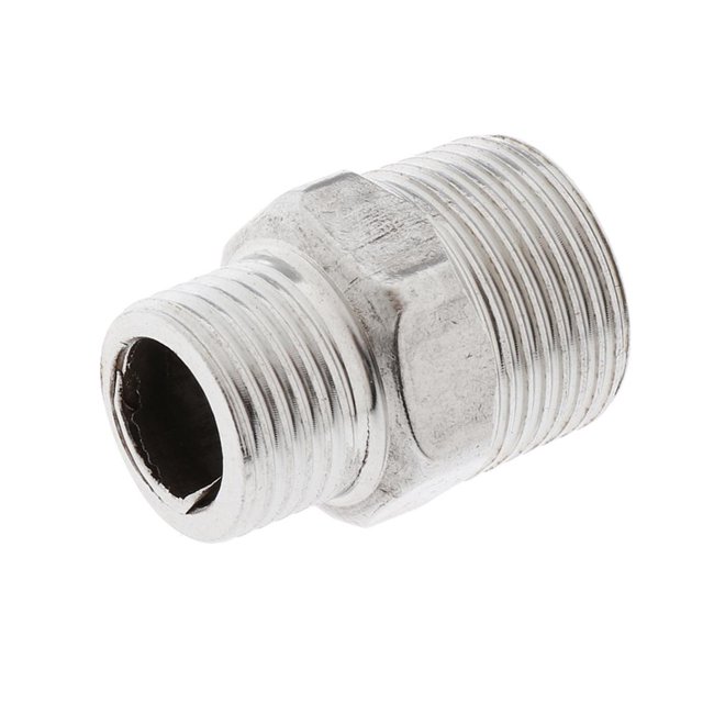 Accesorio hexagonal de tubería a de material acero inoxidable para reparaciones domésticas y comerciales de 25 x 20 mm Yotijar Boquilla de tubería de acero inoxidable