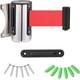 thumbnail image 1 of Barrera expandible Barrera de cola de acero inoxidable Tira de barrera expandible Cinta de barrera montada en la pared Sistema de control de flujo de personas de seguridad Rojo (hy), 1 of 5