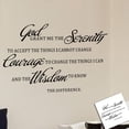 thumbnail image 3 of Grant ME The Serenity Oración Biblia Arte Cita Vinilo Pegatinas de Pared Calcomanía Decoración, 3 of 5