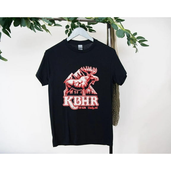 Cicely Alaska KBHR T-Shirt With Radio Station Tribute, for men & women, up to size 5XL