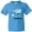 Pacific Blue, variant on My Great Uncle Loves Me with Cute Sharks Youth T-Shirt