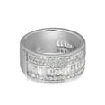 thumbnail image 2 of Messika 1.76Cttw Liz Baguette & Round Diamond Band Ring 18K White Gold SZ 6.25, 2 of 5