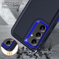 thumbnail image 7 of Allytech Galaxy S24 Ultra Case with 1 Pcs Screen Protector, HD Clear Tempered Glass Screen Protector, Military Grade Shockproof Anti-Scratch Phone Case Cover for Samsung Galaxy S24 Ultra 6.8", Blue, 7 of 7