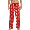 thumbnail image 1 of Balery Christmas Hat beer Pantalones de pijama para hombre, pijama ultraligero, pantalón de descanso-Medium, 1 of 6