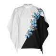 thumbnail image 3 of Usmixi Womens Tops Dressy Casual Fashion Batwing Sleeve Loose Fit Lightweight Comfy Pullover Shirts Summer Elbow-Length Crewneck Tops Solid Blouse White XXL, 3 of 6