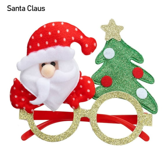 Creative New Year Family Party Children Gift Christmas Glasses Christmas Decoration Party Supplies Home Ornaments SANTA CLAUS
