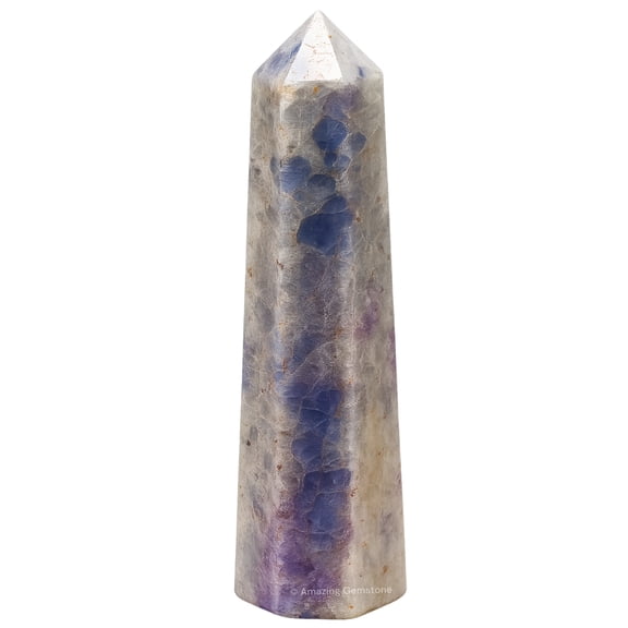 Hackmanite Crystal Tower Obelisk Point (3" to 4" INCH)