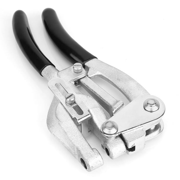 OTVIAP 1 Ton Power Metal Hole Punch Kit Heavy Duty Hand Held Tool for Iron Copper Plastic, Metal