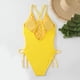 thumbnail image 5 of Traje de Baño Mujer Traje de Baño Sexy Con Cordones y Escote En V Profundo Para Mujer, Traje de Baño de Corte Alto, Ropa de Playa de Verano 922, 5 of 8