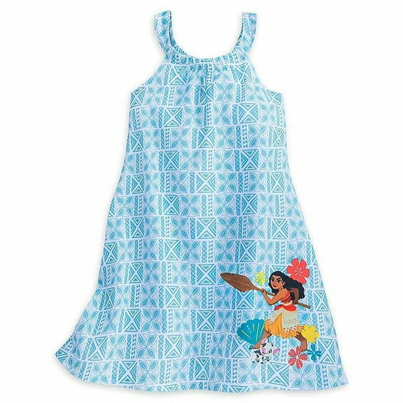 Disney Store Moana Girl Swimsuit Cover Up Size 5/6