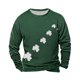 thumbnail image 1 of Tops para Mujeres de Moda Otoño Día de San Patricio Impresión Suelto Cuello Redondo Manga Larga Sudadera de Trabajo Casual, 1 of 3