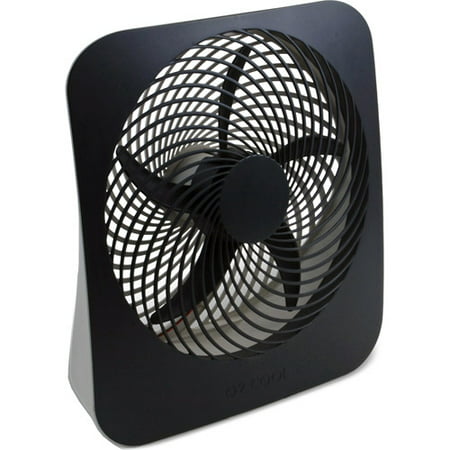O2COOL 10" Battery or Electric Portable Fan, Graphite