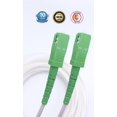 thumbnail image 4 of Elfcam - Cable De Fibra Óptica De 5M/16,4 Pies Sc/Apc A Sc/Apc Simplex Monomodo 9/125M Cable De Conexión Lszh Para Ftth Color Blanco 5 Metros, 4 of 5