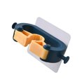 thumbnail image 1 of Dalazy Wall Mounted Mop Holder Rack No Punching Plastic Mop Clip with Hook Brush Broom Storage Organizer, 1 of 7