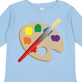 thumbnail image 4 of Inktastic Artist Palette and Brush Boys or Girls Long Sleeve Toddler T-Shirt, 4 of 5