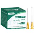 thumbnail image 1 of Agujas Garfily 25G 3,8 cm Luer Lock, paquete de 100, 1 of 7
