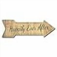 thumbnail image 3 of SignMission P-ARROW-999834 6 x 18 in. Wide Happily Ever After Arrow Sign, 3 of 4