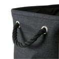 thumbnail image 5 of DII Rectangle Modern Polyester Large Storage Bin in Variegated Black, 5 of 6