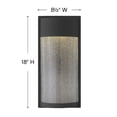 thumbnail image 4 of Hinkley Lighting 1344 Shelter 1 Light 18" Tall Integrated Led Outdoor Wall Sconc, 4 of 12