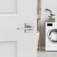 thumbnail image 5 of Kwikset 407CSLSQT-15 Casey Passage Door Lever Set - Nickel, 5 of 7