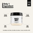 thumbnail image 4 of Naked Nutrition Naked Whey 1Lb - Only 1 Ingredient, Grass Fed Whey Protein Powder, Undenatured, No Gmos, No Soy, Gluten Free, Stimulate Growth, Enhance Recovery - 15 Servings, 4 of 9