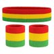 thumbnail image 1 of Juego de 4 Uds de bandas para el sudor, diadema deportiva, conjunto de muñequeras, muñequeras de tela de rizo, muñequeras para el sudor, diademas que absorben la humedad, 1 of 5