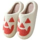 thumbnail image 1 of Zapatilla Antideslizante con Forro de Piel para Mujer Bsvklp Calabaza Espeluznante Invierno, 1 of 9