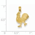 thumbnail image 2 of 14K Yellow Gold Rooster Pendant, 2 of 2