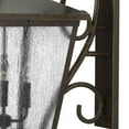 thumbnail image 4 of 4 Light Extra Large Outdoor Wall Lantern with Scroll in Traditional Style 16 inches Wide By 52 inches High-Aged Zinc Finish-Incandescent Lamping Type, 4 of 8