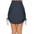 thumbnail image 5 of Sociala Women Solid Swim Skirt with Brief Skirted Swimsuit Bottom Tankini Shorts, 5 of 5
