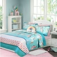 thumbnail image 2 of Safdie & Co. 3-piece Polyester Rainbow Double Queen Quilt Set in Multi-Color, 2 of 3