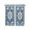 Blue, variant on Kitchen Curtains 45 Inches length, Sage Green Window Treatment Curtain Drapes, Boho Retro Decorative Abstract Floral Ethnic Lightweight Window Panels for Living Room Bedroom, 52"x45", 2 Panels