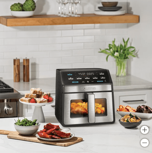 Gourmia 8-Quart Digital Air Fryer with Window & Light Model GAF858