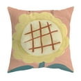 thumbnail image 2 of Cojín decorativo | Funda extraíble | Cojín cuadrado grande para sofá, cama, silla u oficina | Tejido de franela suave | 45x45cm | Cojín de apoyo para la espalda, ideal para el salón o la siesta, 2 of 6