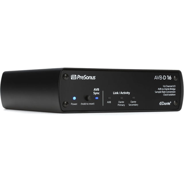 Puente de AVB a Dante PreSonus AVB-D16 16x16