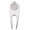 Silver, variant on Washranp Golf Divot Repair Tool,Portable Golf Club Cleaner Fork Zinc Alloy Golf Divot Tool with Ball Position Marker Golf Turf Repair Fork