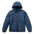 thumbnail image 6 of Free Country Men's Atlas Hooded Quilted Reversible Sherpa Jacket Navy L, 6 of 8
