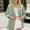 Army Green, variant on Women's Solid Color Blazer for Work Professional Long Sleeve Notched Lapel Open Front Jacket With Pockets