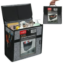 Yiyasu Car Trunk Organizer Felt Storage Bag Anti Slip Cargo Box Universal SUV Truck RV