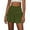 Army Green, variant on TrendOFT Womens Shorts Casual Summer New High Waisted Pleated Lounge Shorts Women Athletic Shorts Army Green XL